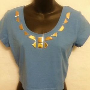 ❤️Light Blue Crop Top❤️